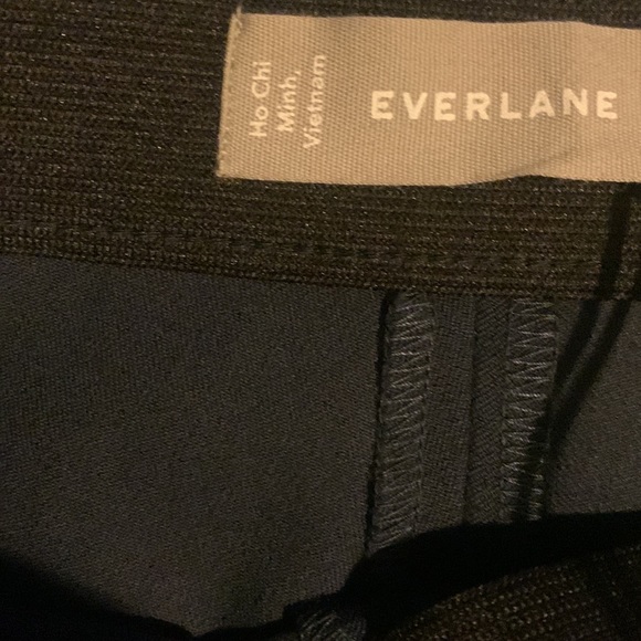 Everlane The Side-Zip Work Pant navy blue high rise ankle skinny seamed back 2 - Picture 7 of 14